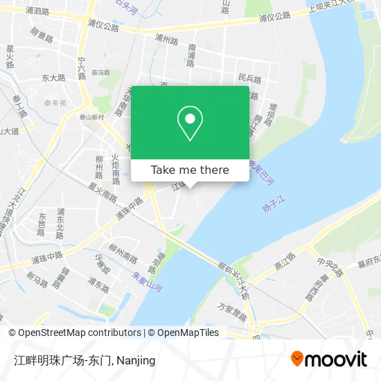 江畔明珠广场-东门 map