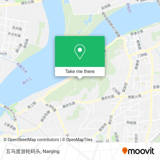五马渡游轮码头 map