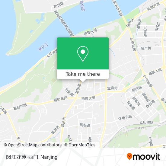 阅江花苑-西门 map