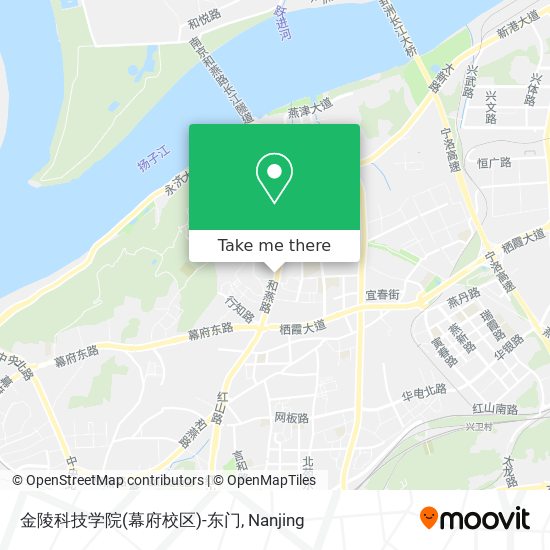 金陵科技学院(幕府校区)-东门 map