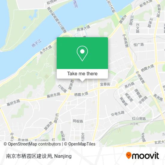 南京市栖霞区建设局 map