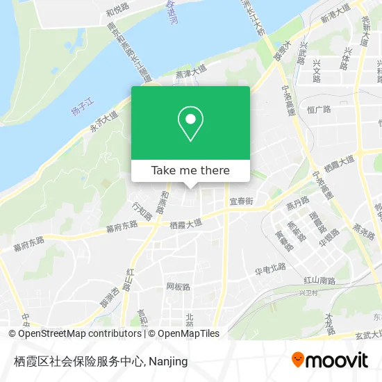 栖霞区社会保险服务中心 map