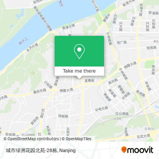 城市绿洲花园北苑-28栋 map