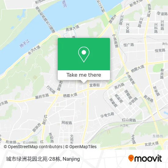 城市绿洲花园北苑-28栋 map