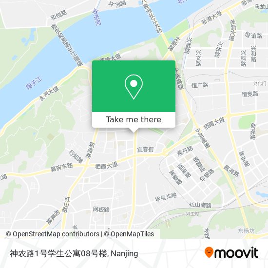神农路1号学生公寓08号楼 map