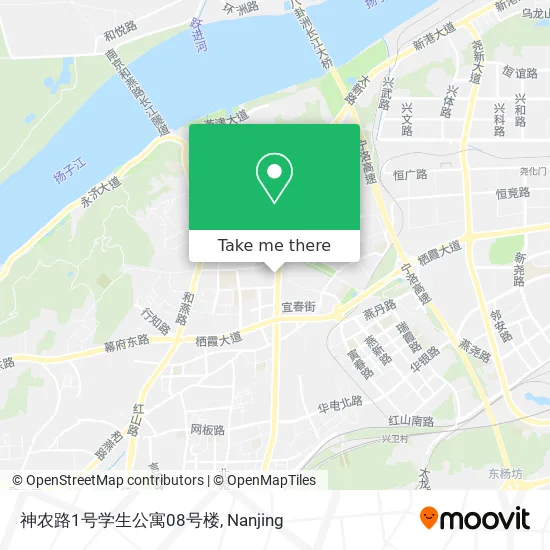 神农路1号学生公寓08号楼 map