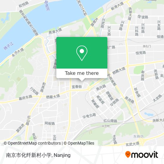 南京市化纤新村小学 map