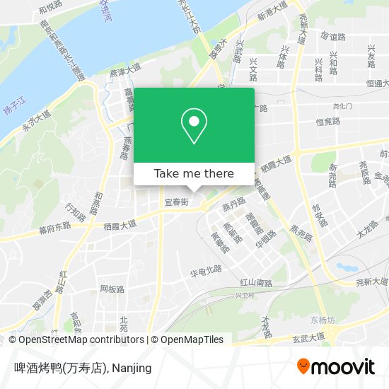 啤酒烤鸭(万寿店) map