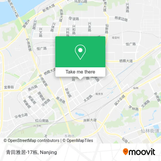 青田雅居-17栋 map