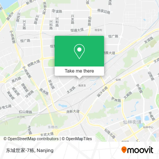 东城世家-7栋 map