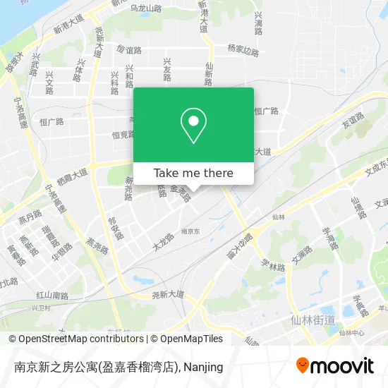 南京新之房公寓(盈嘉香榴湾店) map