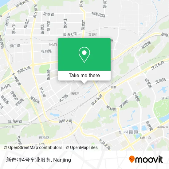 新奇特4号车业服务 map