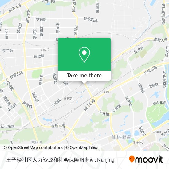 王子楼社区人力资源和社会保障服务站 map