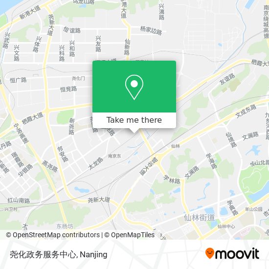 尧化政务服务中心 map