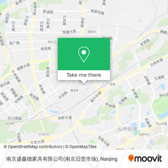 南京盛鑫德家具有限公司(南京旧货市场) map