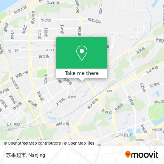 苏果超市 map