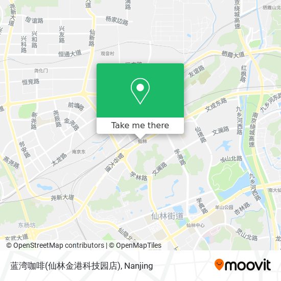 蓝湾咖啡(仙林金港科技园店) map