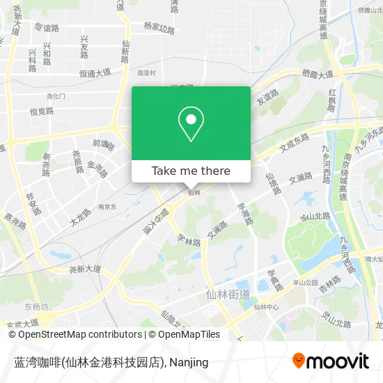 蓝湾咖啡(仙林金港科技园店) map