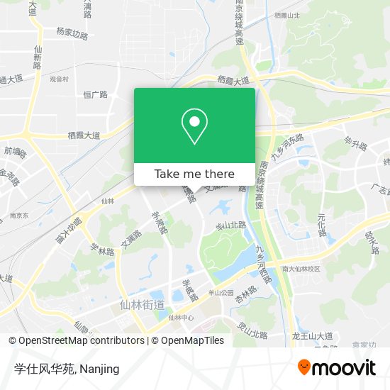 学仕风华苑 map