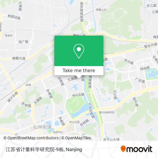江苏省计量科学研究院-9栋 map