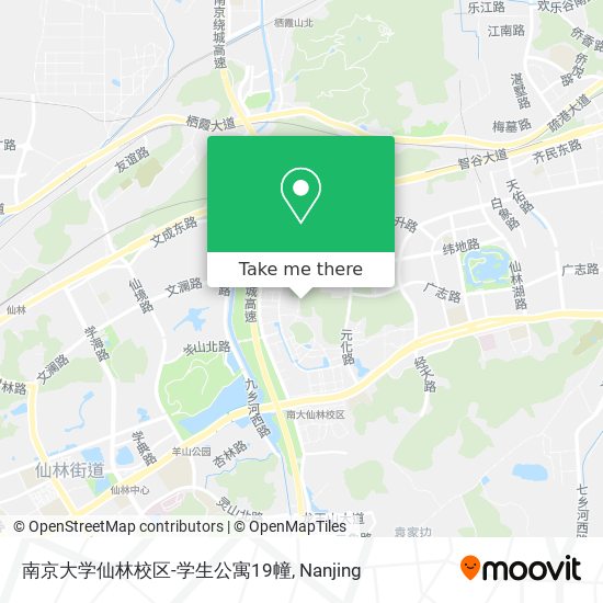 南京大学仙林校区-学生公寓19幢 map