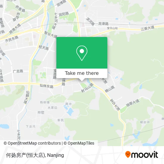 何扬房产(恒大店) map