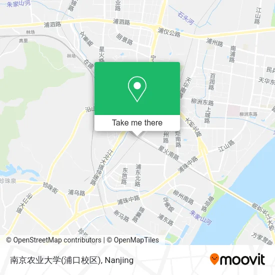 南京农业大学(浦口校区) map
