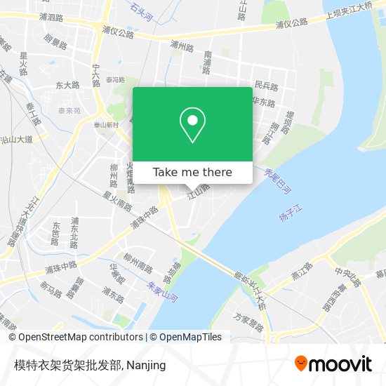 模特衣架货架批发部 map