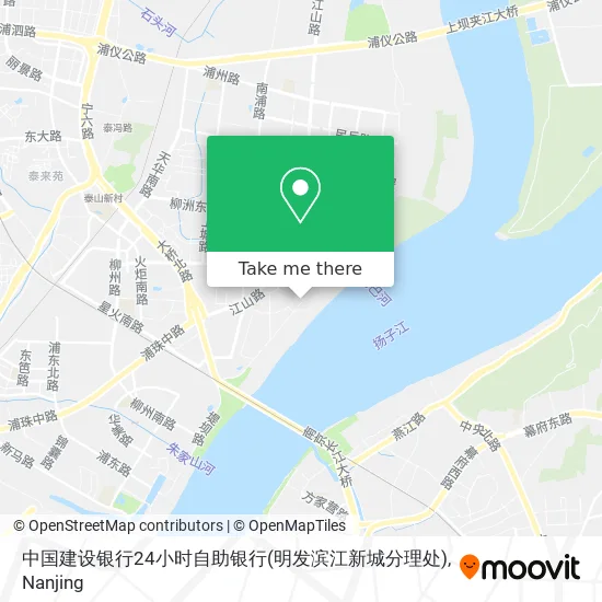 中国建设银行24小时自助银行(明发滨江新城分理处) map