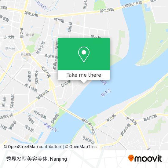 秀界发型美容美体 map
