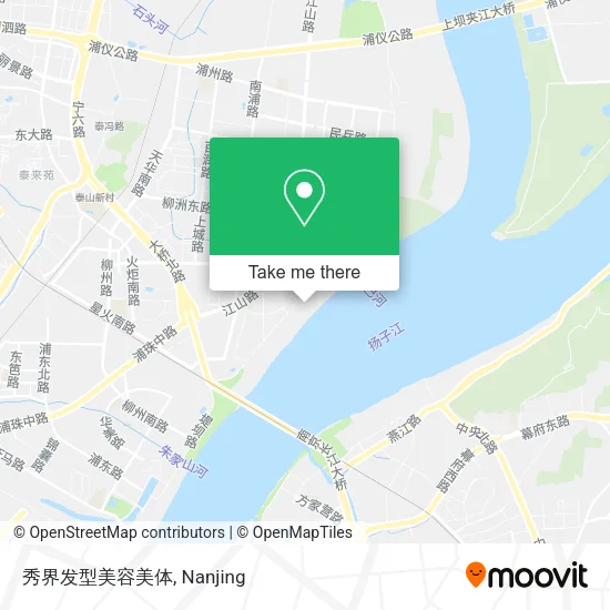 秀界发型美容美体 map