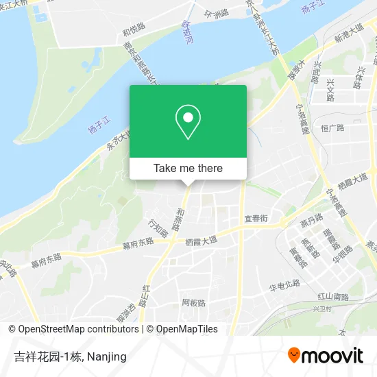 吉祥花园-1栋 map