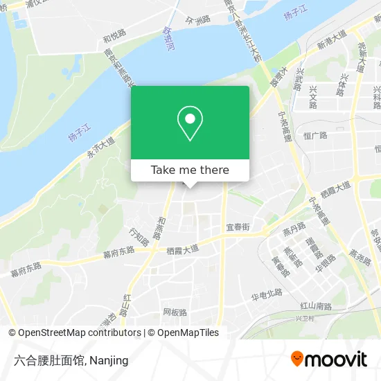 六合腰肚面馆 map