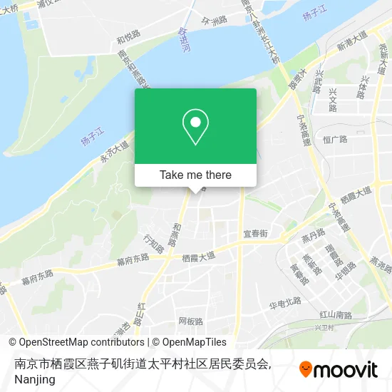 南京市栖霞区燕子矶街道太平村社区居民委员会 map