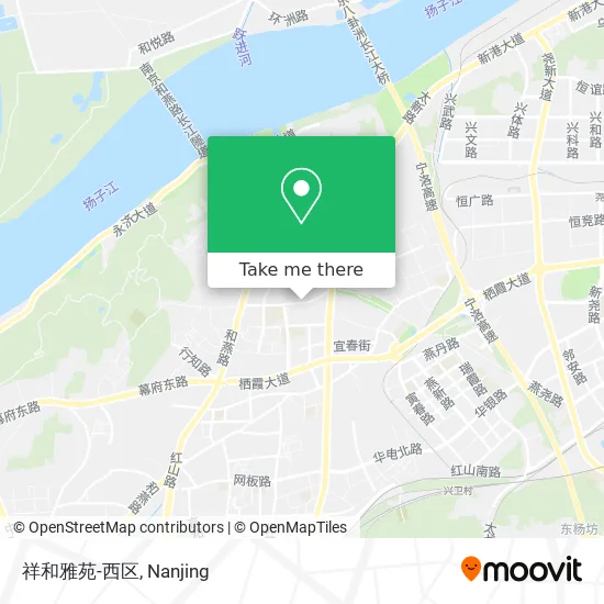 祥和雅苑-西区 map