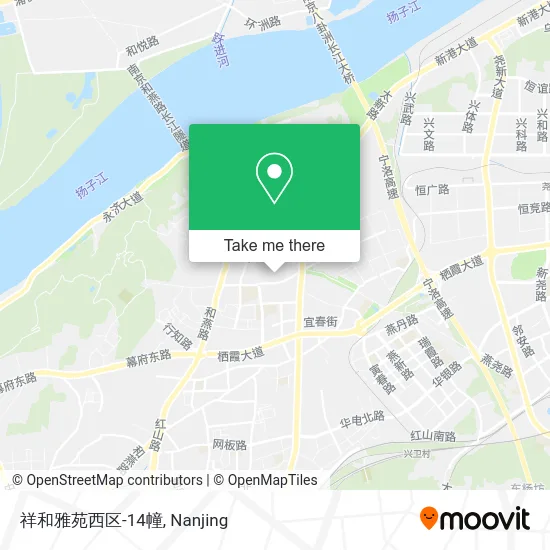 祥和雅苑西区-14幢 map