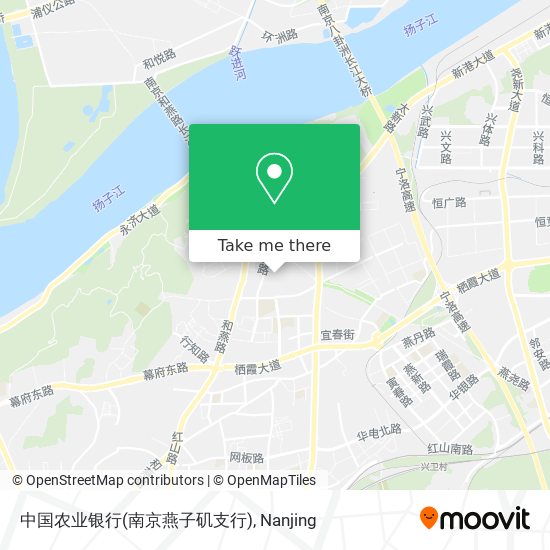 中国农业银行(南京燕子矶支行) map