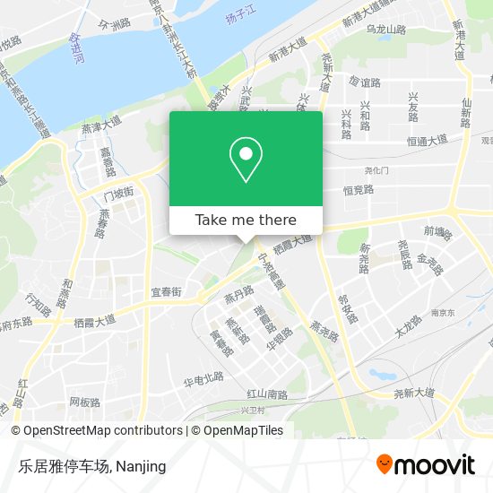 乐居雅停车场 map