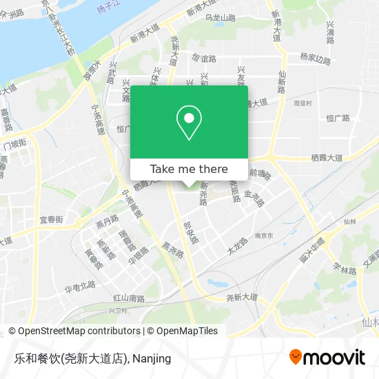 乐和餐饮(尧新大道店) map