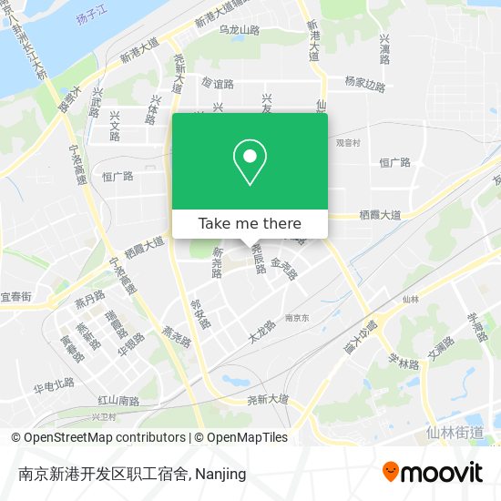 南京新港开发区职工宿舍 map