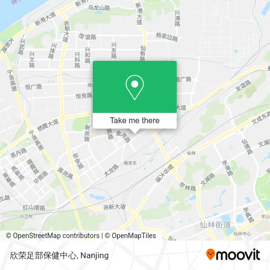 欣荣足部保健中心 map