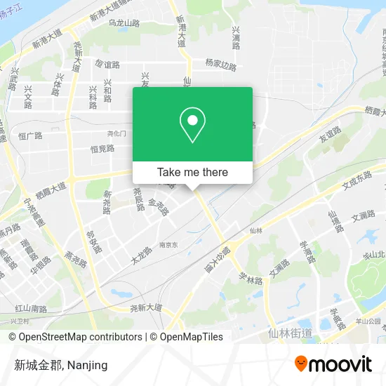 新城金郡 map