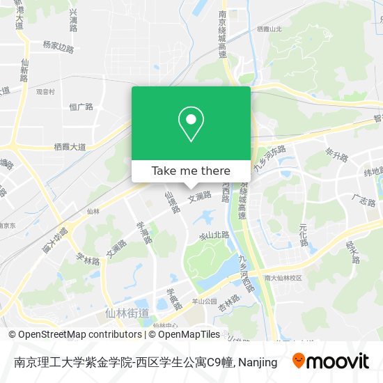 南京理工大学紫金学院-西区学生公寓C9幢 map