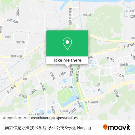 南京信息职业技术学院-学生公寓3号楼 map
