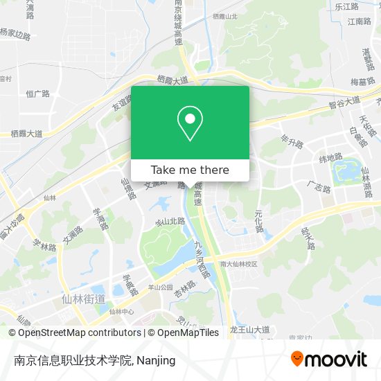 南京信息职业技术学院 map