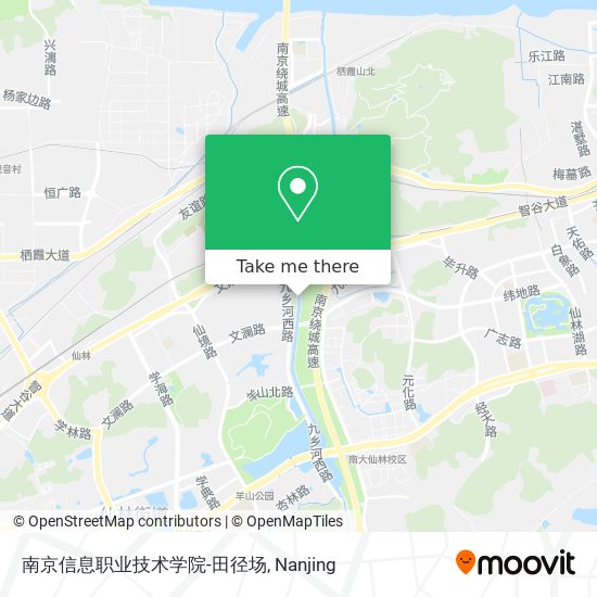 南京信息职业技术学院-田径场 map