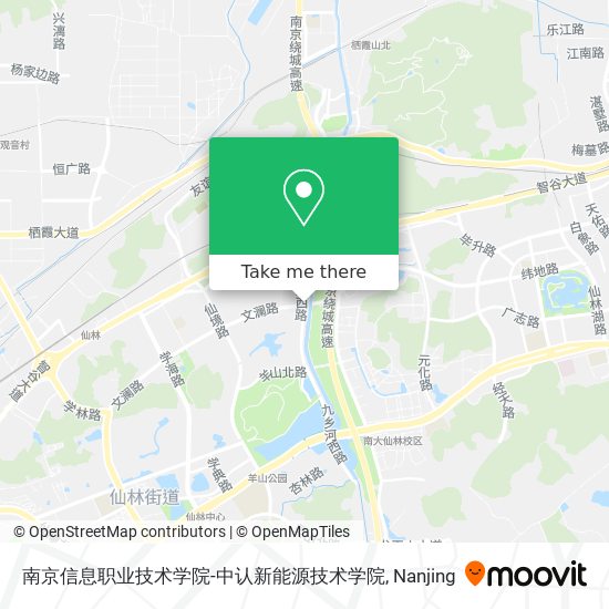 南京信息职业技术学院-中认新能源技术学院 map