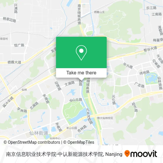 南京信息职业技术学院-中认新能源技术学院 map