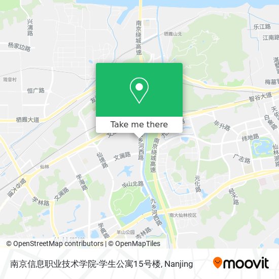 南京信息职业技术学院-学生公寓15号楼 map