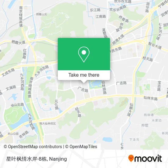 星叶枫情水岸-8栋 map